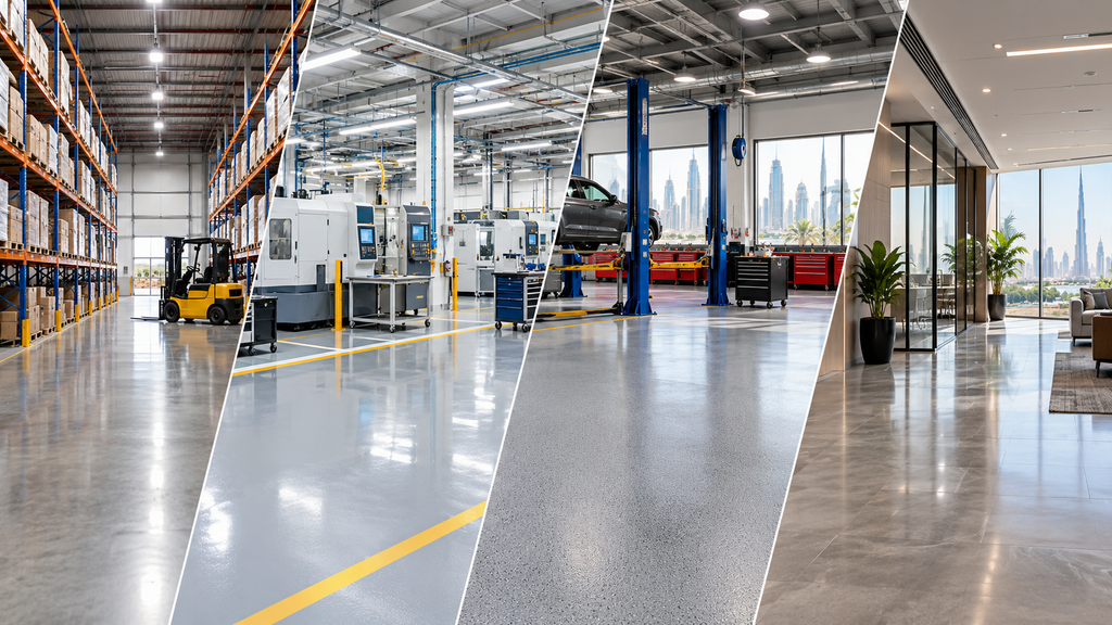 Industrial Flooring Dubai: Best Options for Heavy Duty Spaces