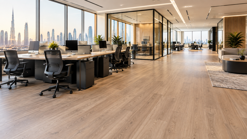 Fire resistant commercial flooring UAE