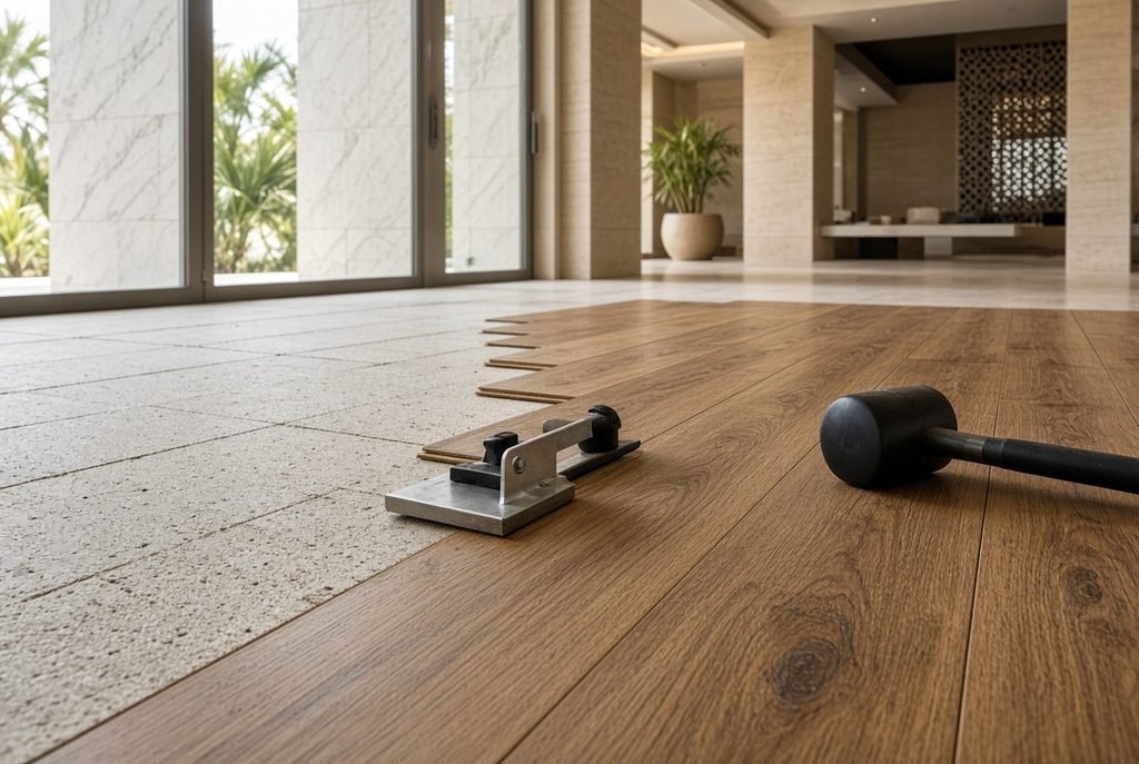 Engineered wood flooring suppliers UAE premium Dubai villa
