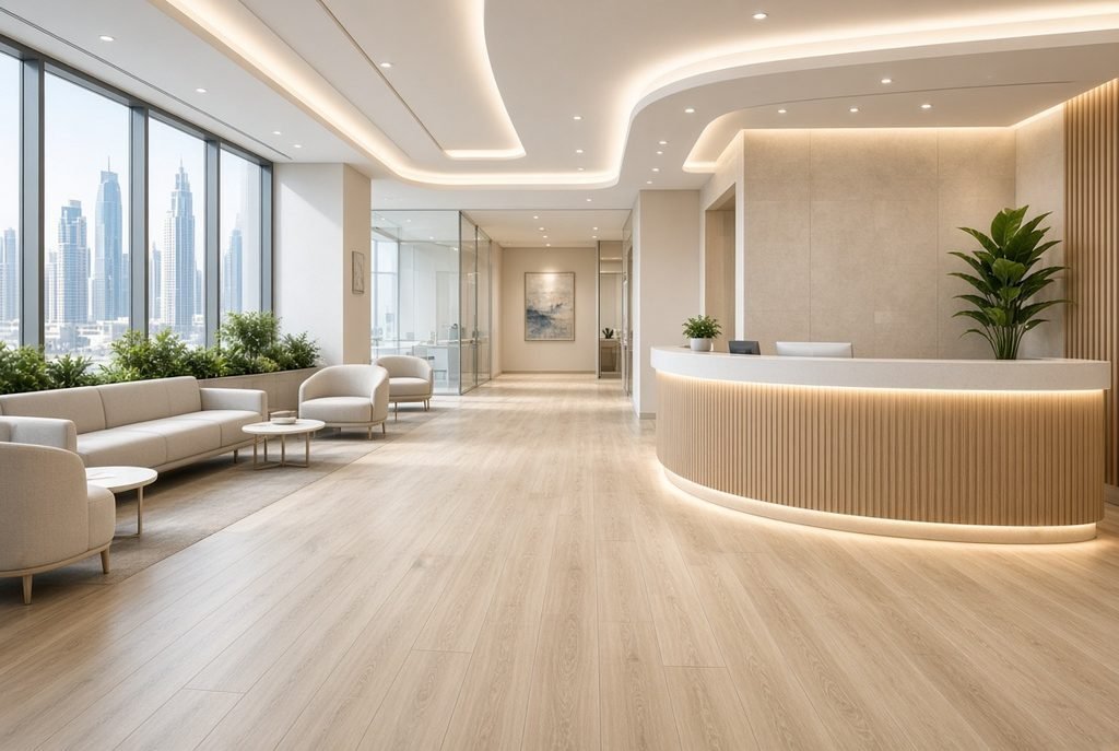 Healthcare flooring Dubai hospital